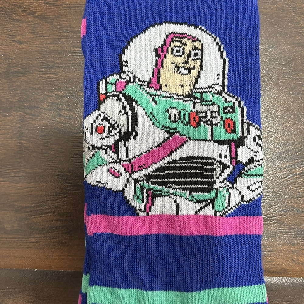 Blue Buzz Lightyear Socks - Picture 2 of 3